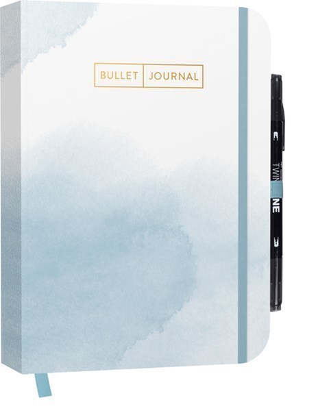 Bullet Journal - Watercolour Blue