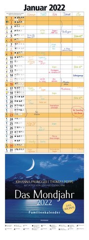 ka -Das Mondjahr 2022 - Familienkalender