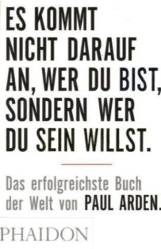 Es kommt nicht drauf an, wer du bist, so