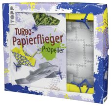 Turbopapierflieger mit Propeller
