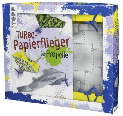 Turbopapierflieger mit Propeller