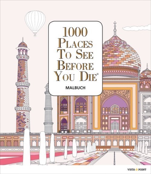 1000 Places to see – Malbuch