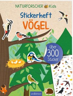 Naturforscher-Kids Stickerheft Vögel