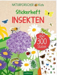 Naturforscher-Kids – Stickerheft Insekten