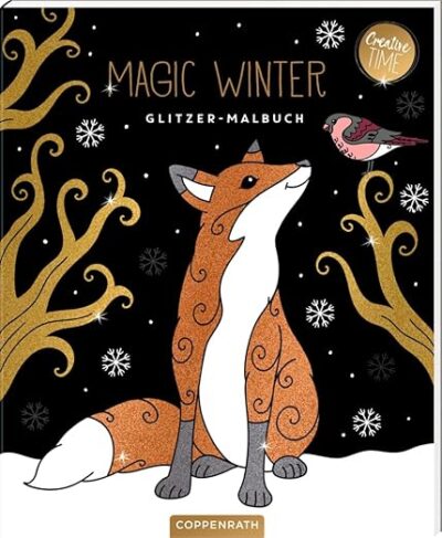 Glitzer-Malbuch: Magic Winter