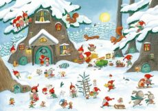Sticker-Adventskalender – Im Wichtel-Wimmelwald