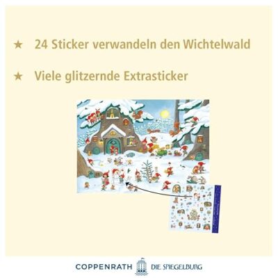 Sticker-Adventskalender – Im Wichtel-Wimmelwald – Bild 3