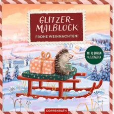Glitzer-Malblock – Frohe Weihnachten!