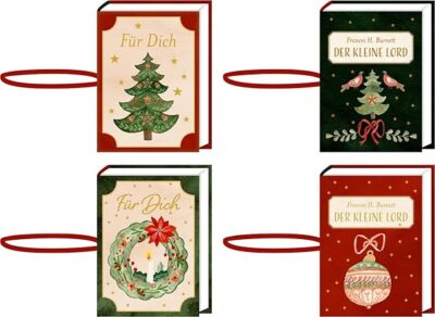 Anhänger-Bücher - Frohe Weihnachten