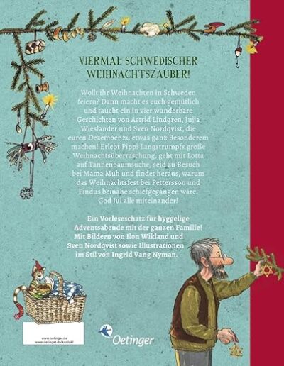 God Jul! Weihnachten mit Pippi Langstrumpf, Pettersson und Findus, Lotta und Mama Muh – Bild 2