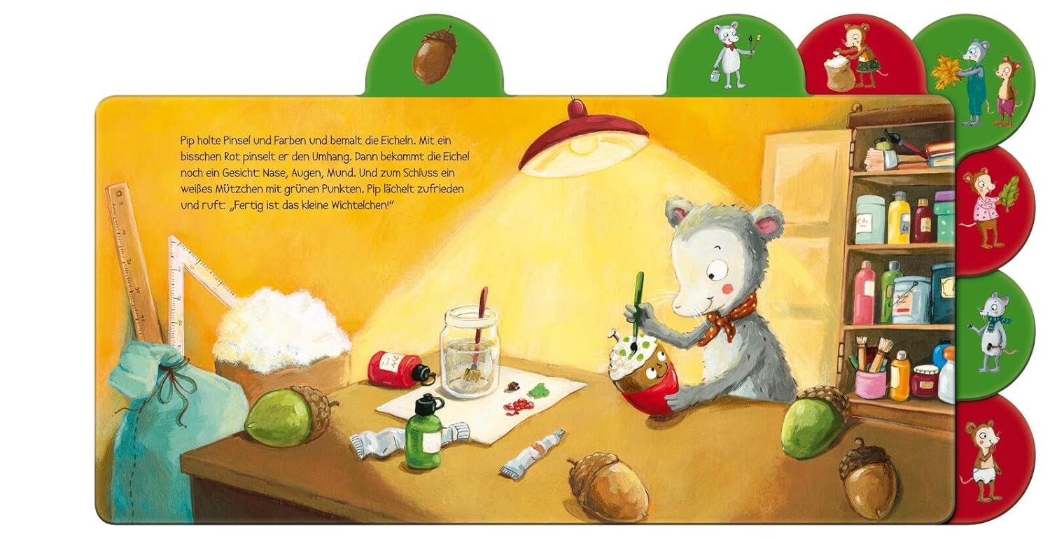 Sieben kleine Weihnachtsmäuse (Pappband) – Bild 3