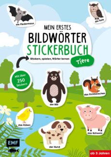 Bildwörter Stickerbuch – Tiere