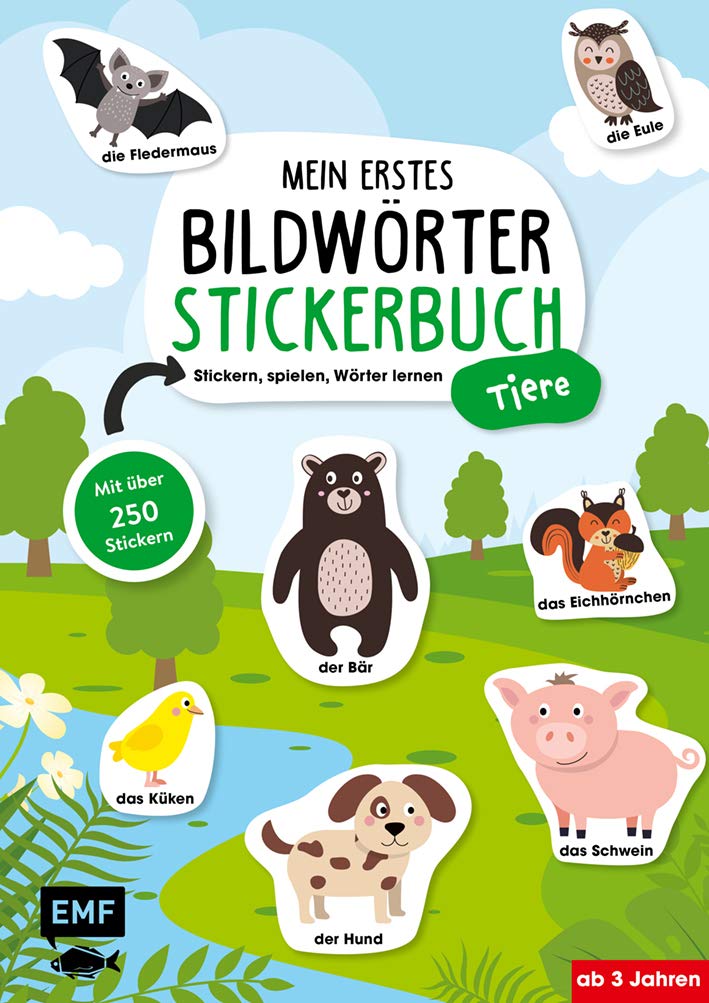 Bildwörter Stickerbuch - Tiere