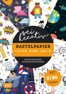 Sei kreativ! – Bastelpapier Piraten, Dinos