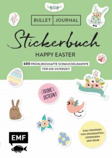 Bullet Journal – Stickerbuch Happy Easter