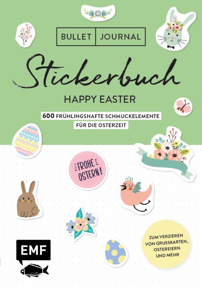Bullet Journal - Stickerbuch Happy Easter